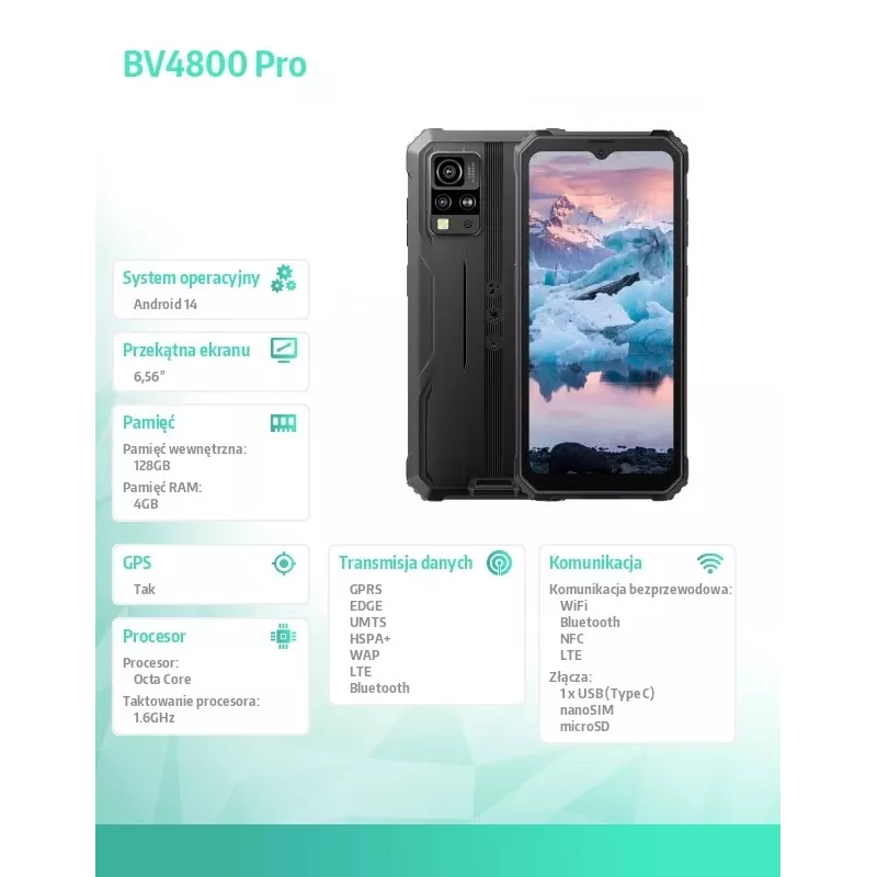 Blackview BV4800Pro 4GB/128GB Schwarz
