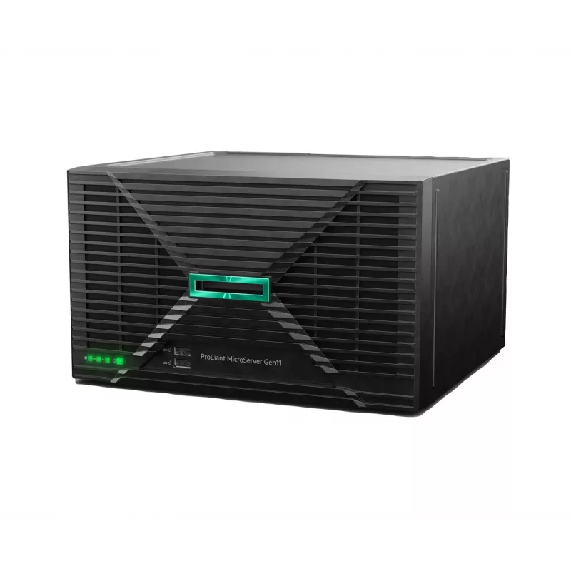HPE ProLiant MicroServer Gen11 E-2414 2.6GHz 4-core 1P 16GB-U VROC 4LFF-NHP 180W External PS Server