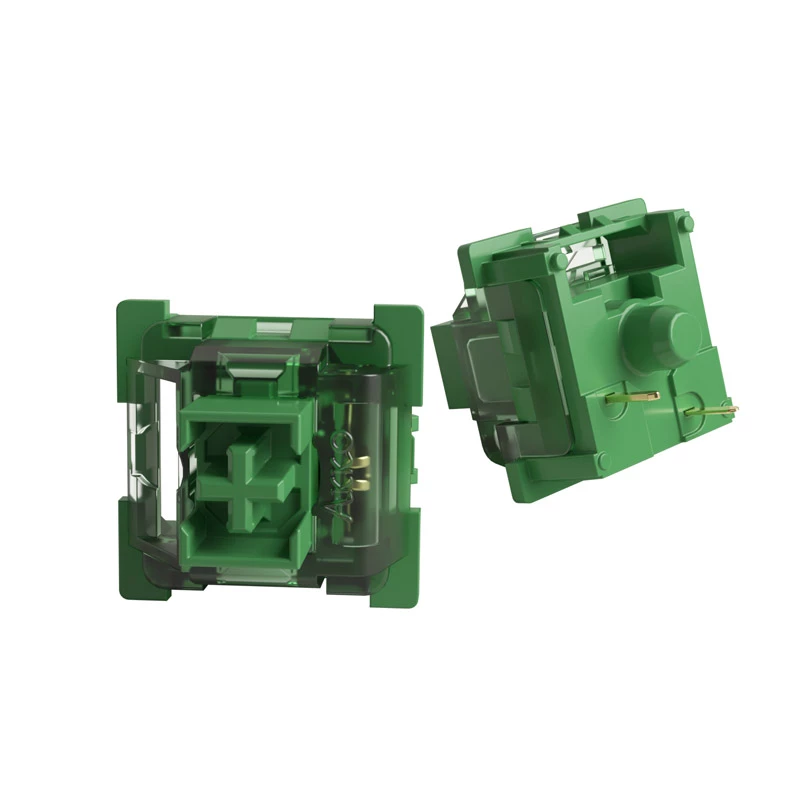 AKKO V3 Pro Matcha Green Switch, mechanisch, 3-polig, linear, MX-Schaft, 50 g - 45 Stück