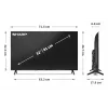 Sharp 32HF2265E TV 81,3 cm (32 Zoll) HD Smart-TV WLAN Schwarz