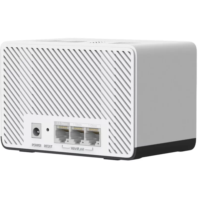 Mesh-System MERCUSYS Halo H27BE Dual-Band Wi‑Fi 6, 2er-Pack, 3x LAN, 3568 Mbit/s, interne Antennen, weiß