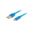 USB-A-auf-USB-C-Kabel LANBERG CA-USBO-22CU-0005-BL, USB 2.0, 0,5 m, blau, Stecker–Stecker