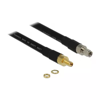 Koaxialkabel DeLOCK 13007 3 m SMA Schwarz