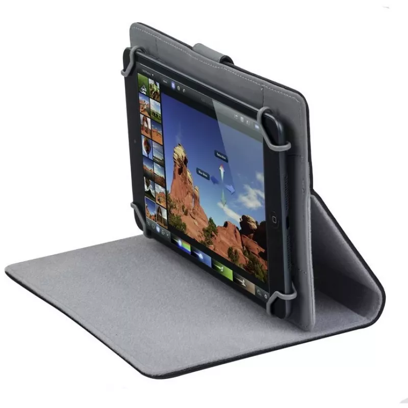 Rivacase Orly 3017 Flip-Hülle für Tablet 10,1 Zoll (25,6 cm), PU-Kunstleder, Schwarz