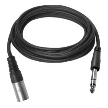 Vivolink PROAUDXLRJACKS0.5 Audiokabel 0,5 m XLR 6,35 mm Schwarz