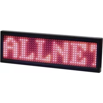 ALLNET Namensschild elektronisch programmable Serial - Farbe Rot (ALLNTAGRv2)