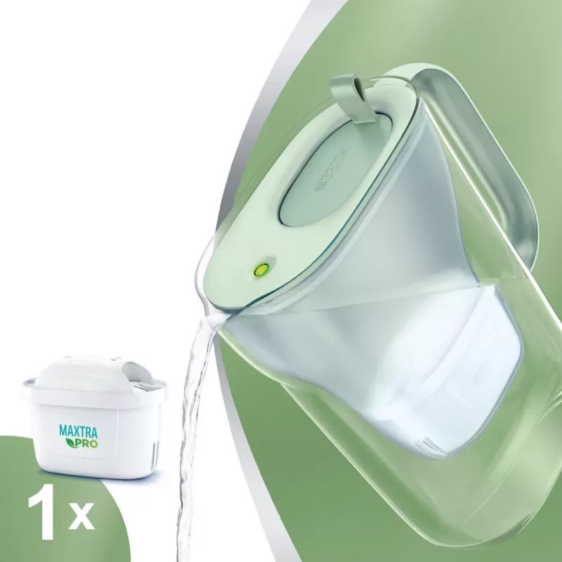 Brita Style eco Wasserfilter-Kanne, Gletscherblau