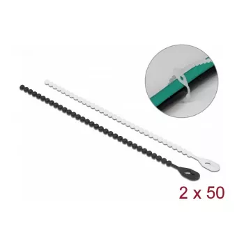 Perlierter Kabelbinder DeLOCK 19507 L 180 x B 3,6 mm 100 Stück