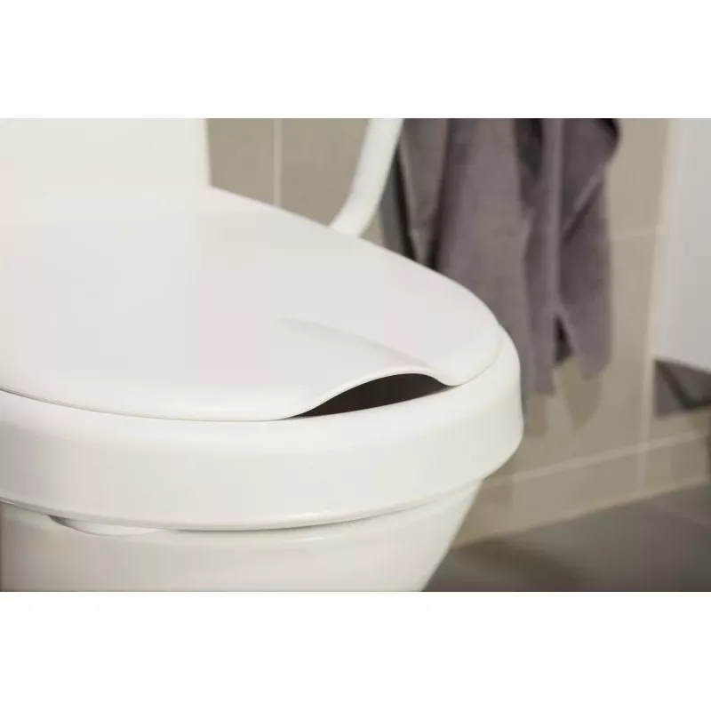 Etac Hi-Loo erhöhter Toilettensitz mit Deckel, 10 cm
