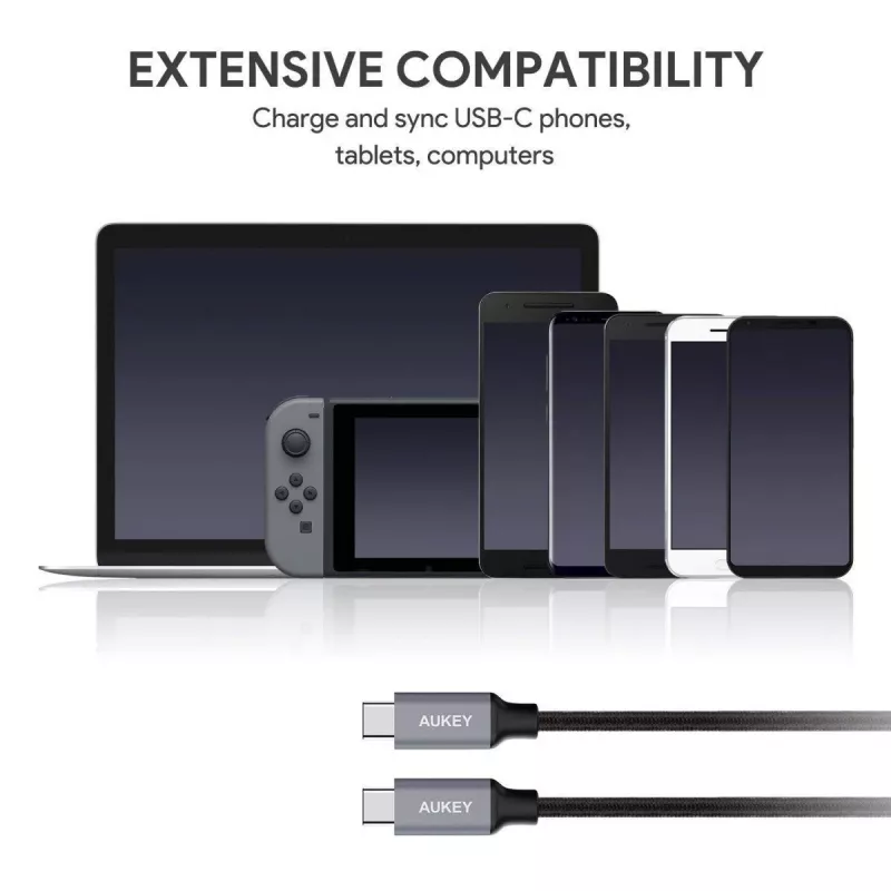 CB-CD6 Ultrafast Braided Quick Charge USB-C auf USB-C 2m
