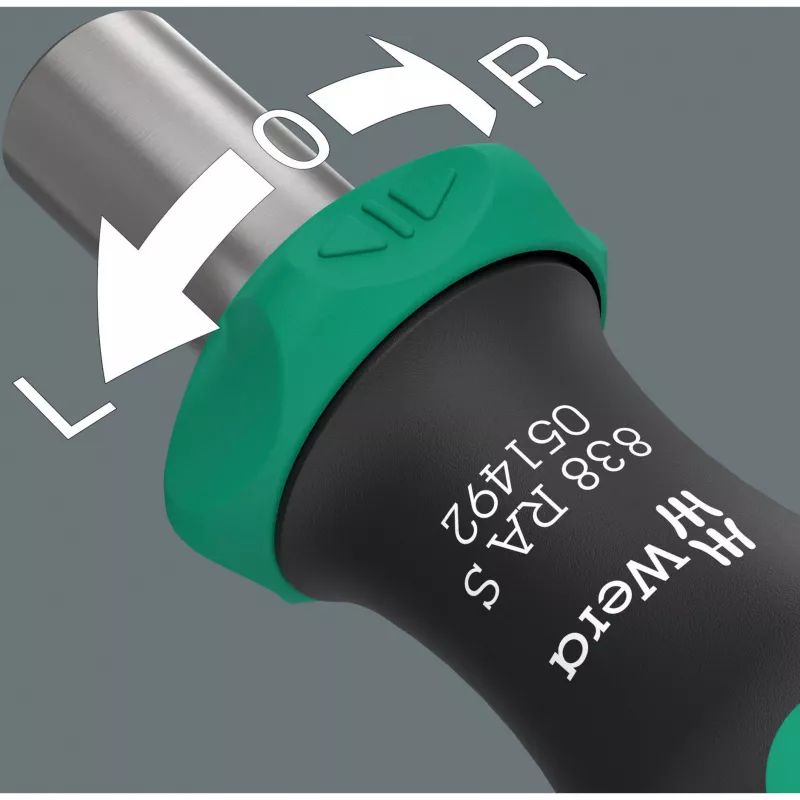 Wera 838 RA S/4 Bit-Set mit Ratschenfunktion, 5-teilig (05135823001)