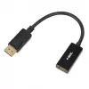 DisplayPort-auf-HDMI-Kabeladapter IBOX iadp4k — DisplayPort (Stecker) auf HDMI (Buchse), gerade Stecker, 4K-Unterstützung, Silber