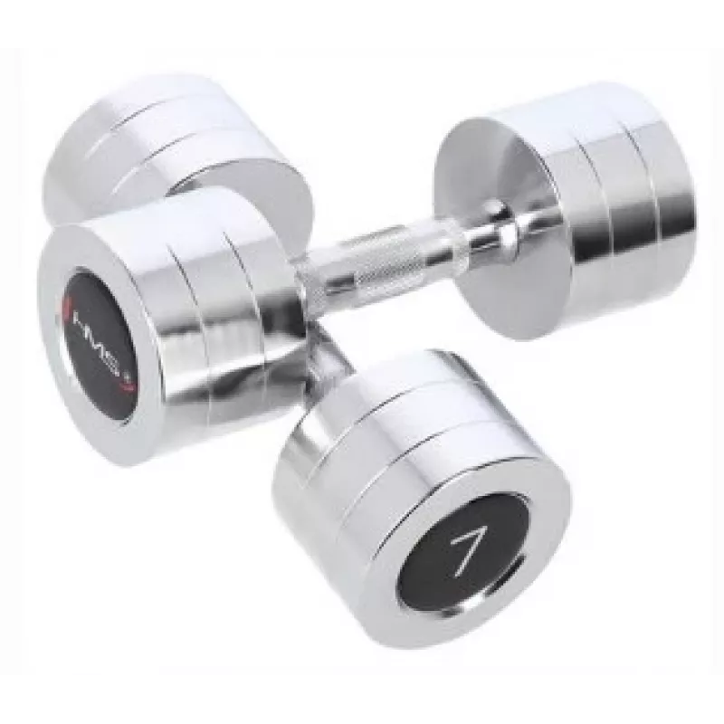 HMS Fitness CHD07 Festgewicht-Hantel 7 kg 2 Stück
