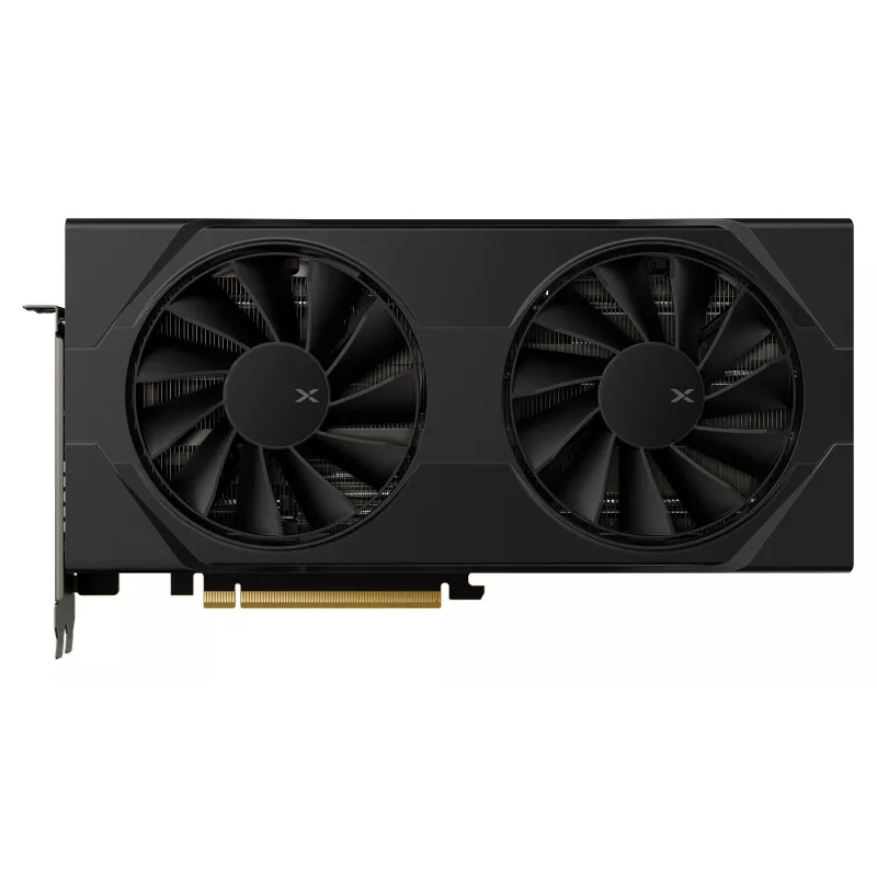 Grafikkarte XFX Radeon RX 9060 XT — 8 GB GDDR6, 128-Bit, PCIe 5.0, 2x DP + HDMI, 2 Lüfter