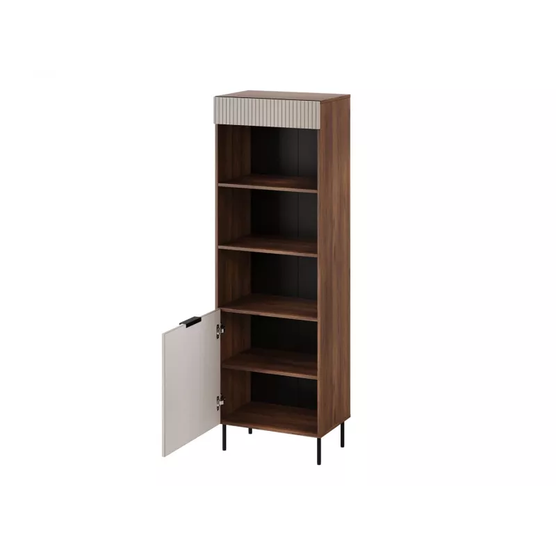 Cama 3 ALMERA Regal 60x42x185 Walnuss/Kaschmir