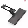 Maclean MC-757 Tastaturhalterung für unter den Tisch, Stahl, max. 2 kg, schwarz
