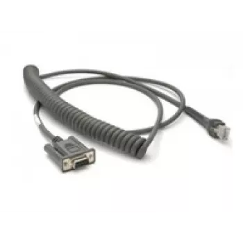 Zebra CBA-R37-C09ZBR serielles Kabel Beige 2,74 m DB9