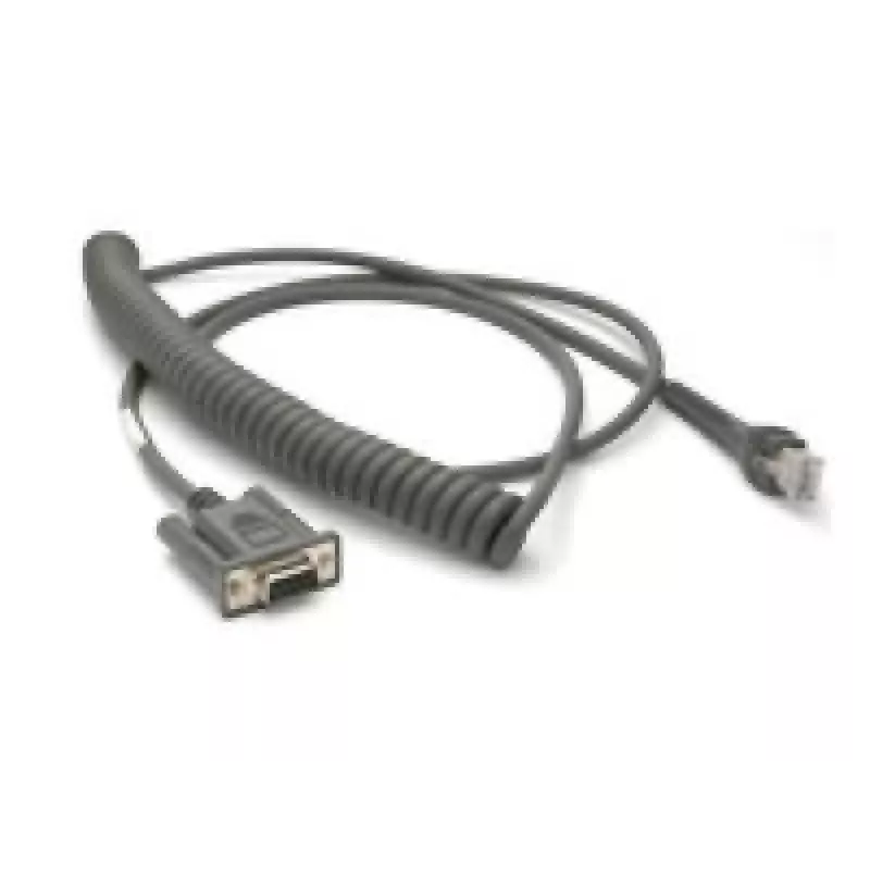Zebra CBA-R37-C09ZBR serielles Kabel Beige 2,74 m DB9