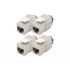 Digitus Cat. 6A Keystone-Modul geschirmt 4 Stück Silber RJ-45