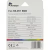 INTER-TECH Argus RS-051 RGB 120-mm-Gehäuselüfter, 900 U/min, schwarz