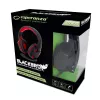 Gaming-Headset ESPERANZA BLACKBIRD, Mikrofon, USB/Klinke 3,5 mm, Schwarz/Rot