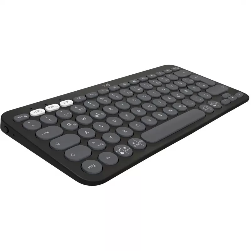 Logitech Pebble Keys 2 K380s - Tastatur - Kabellos - Bluetooth LE - QWERTZ - Deutsch - Tonal Graphite (920-011795)