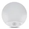 Wand LED-Lampe MACLEAN MCE357W mit IR-Bewegungssensor, weiß, für den Außen- und Innenbereich