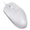 Kabelgebundene Maus DEFENDER AZORA MB-24 — beidhändige optische USB-Maus, 1200 dpi, 3 Auflösungsmodi, weiß, 109×86×34 mm