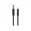 Goobay 38675 USB-C Lade- und Synchronisationskabel (USB-A auf USB-C), 10 cm, schwarz