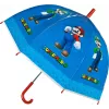 Regenschirm (manuell) Kids Euroswan Super Mario — transparente Bespannung, Kindergröße