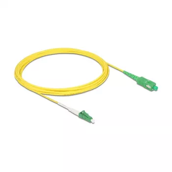 DeLOCK 83865 InfiniBand Glasfaserkabel 5 m LC SC OS2 Gelb