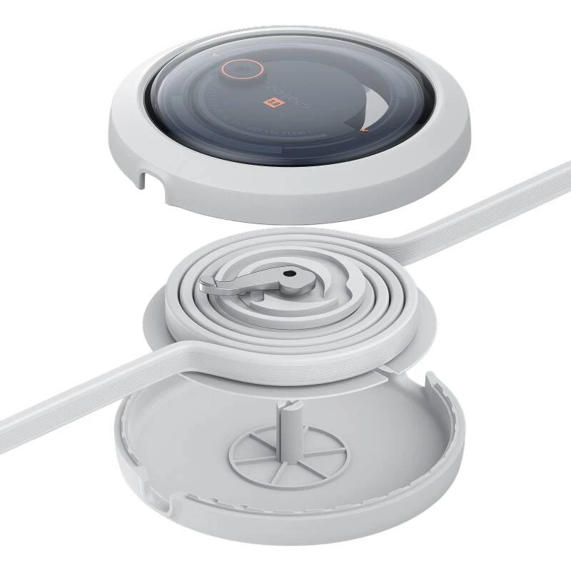 Schnellladekabel 3in1 Baseus Free2Draw USB-C auf USB-C/Lightning/Micro 100W, 1,1m (weiß)