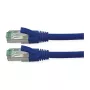 ROLINE RM Patchkabel Kat.6A S/FTP (PiMF), Blau, 1 m