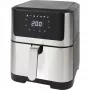 ProfiCook PC-FR 1269 H Heißluftfritteuse, 8 l, 1800 W, 80-200 °C, Edelstahl/Schwarz