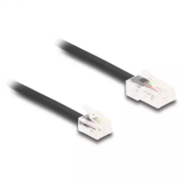 Netzwerkkabel DeLOCK 88035 RJ45 auf RJ11 1m Schwarz