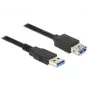 USB-Kabel DeLOCK 85055 USB 3.2 Gen 1 1,5 m Schwarz
