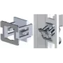 apraNET 631-555-50 M5 Käfigmuttern, Schwarz, 50er-Pack
