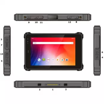 Robustes Outdoor-Tablet ALLNET X-trail-100-Intel mit Windows, NFC und LTE