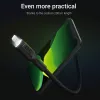 Lightning-auf-USB-A-Kabel Green Cell KABGC12, 2 m, Lightning – USB A, Schwarz