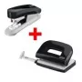 Locher- und Heftgerät-Set NOVUS E210 Locher und E15 Heftgerät, schwarz