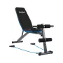 Verstellbare Trainingsbank Rebel RBA-2003 mit Beinfixierung und Widerstandsbändern