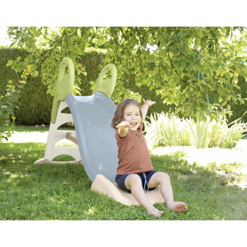 Smoby 7600820509 Life My Slide Rutsche, 150 cm, mit Wasseranschluss, aus Recyclingkunststoff, ab 2 Jahren