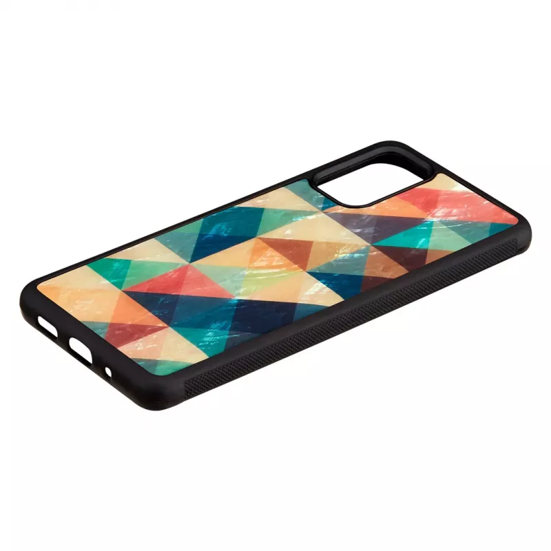 Schutzhülle iKins für Samsung Galaxy S20+ Mosaik Schwarz