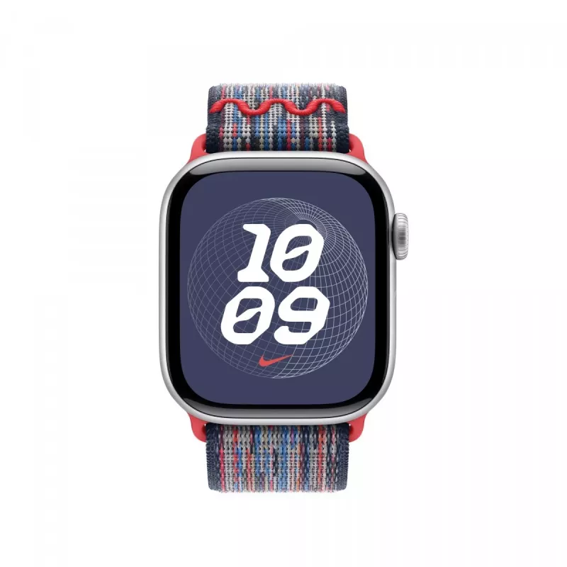 40 mm Blau/Rot Nike Sport Loop