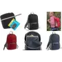 Rucksack WEDO 582701, Kunststoffgewebe, schwarz, 12–13 l Fassungsvermögen
