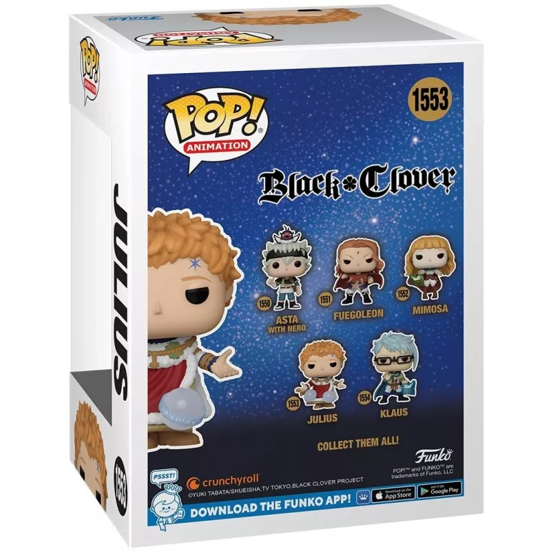 Funko Pop-Figur Schwarz Clover Julius (143274)