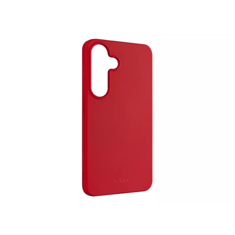 Fixed | Story | Rückseitenabdeckung | Samsung | Galaxy S25 | Gummi | Rot