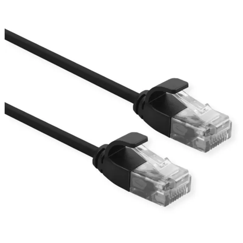 Netzwerkkabel ROLINE 21.15.3953 RJ-45 Cat6a 1 m Schwarz