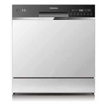 Geschirrspüler Toshiba DW-08T2EE(W)-PL, 8 Gedecke, Energieeffizienzklasse F, 49 dB, 55×59×50 mm