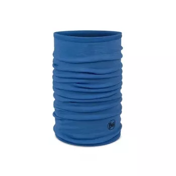 Buff Merino Lightweight Jr Solid Merinowoll-Halswärmer für Kinder, Blau